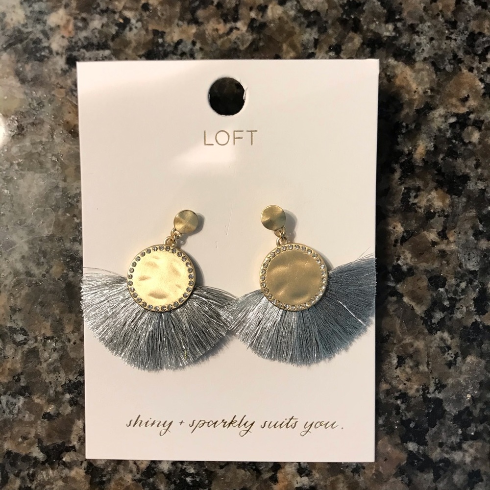 LOFT Gold and Grey Earrings